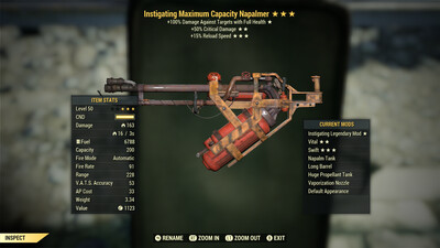 Instigating 50/15r Flamer