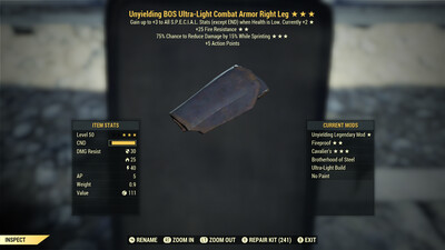 Unyielding FR Cavalier Combat RL