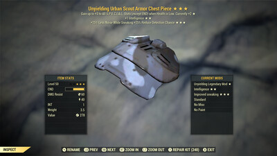 Unyielding Intel HTD U Scout Chest