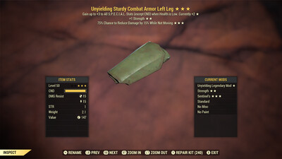 Unyielding 1S Sentinel Combat LL