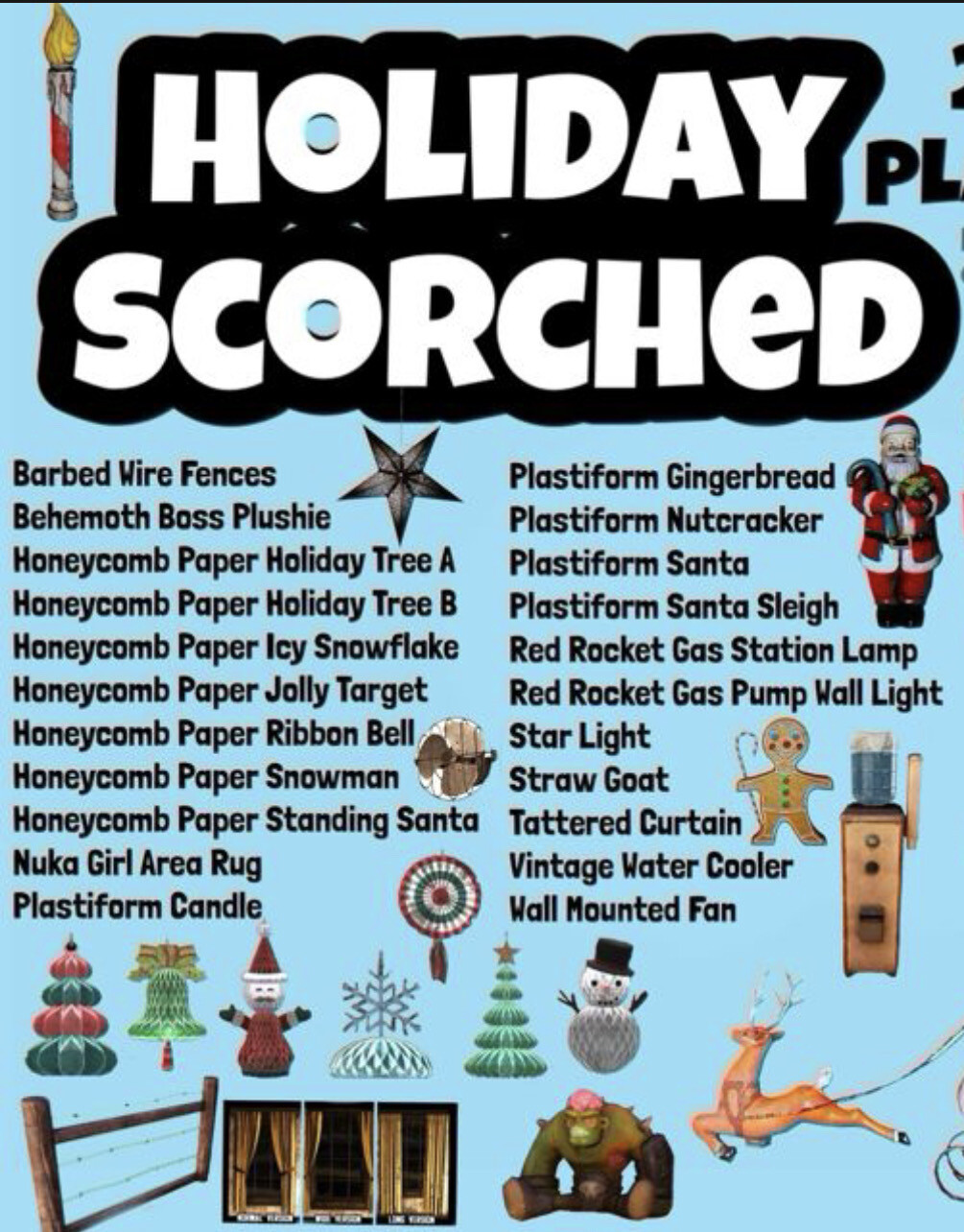 Mega Holiday Scorched Plan Bundle (22 Total)