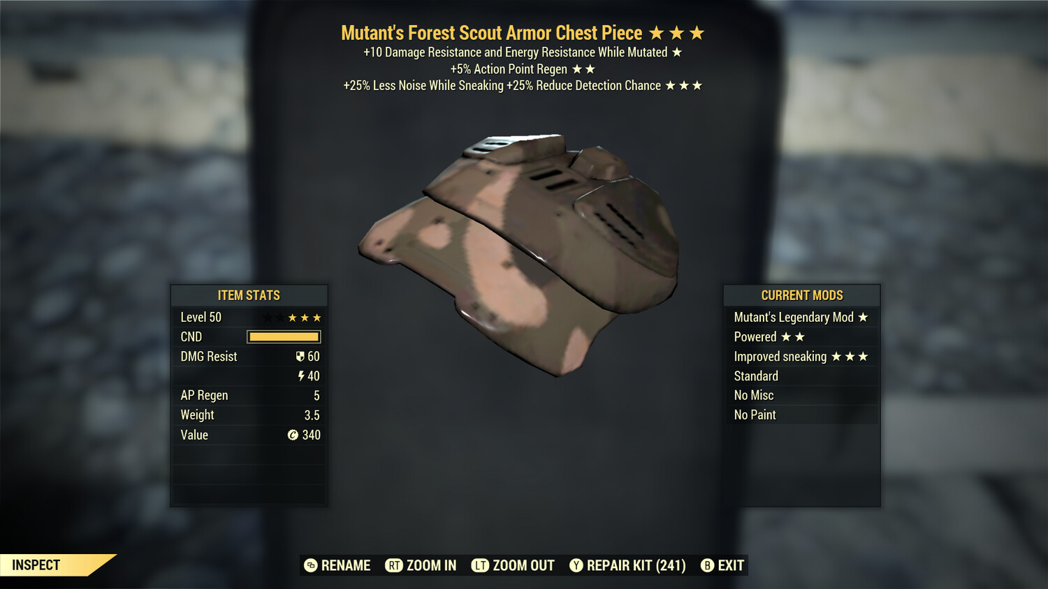 Mutants AP HTD F Scout Chest