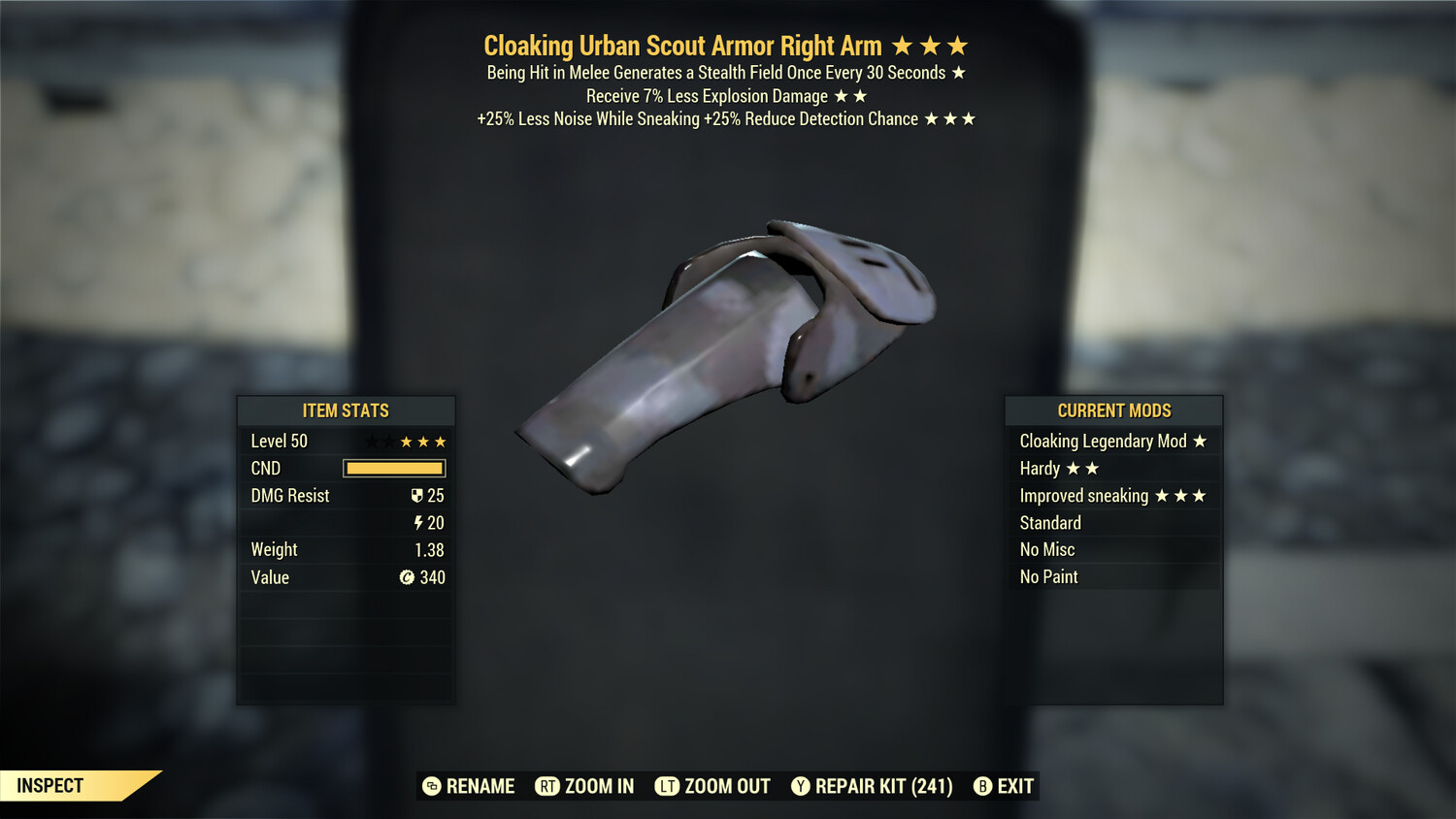 Cloaking Explosive HTD U Scout RA