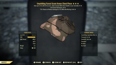 Unyielding PR Sentinel F Scout Chest