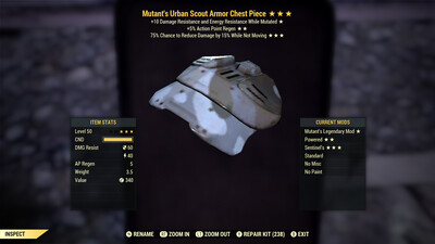 Mutants AP Sentinel U Scout Chest