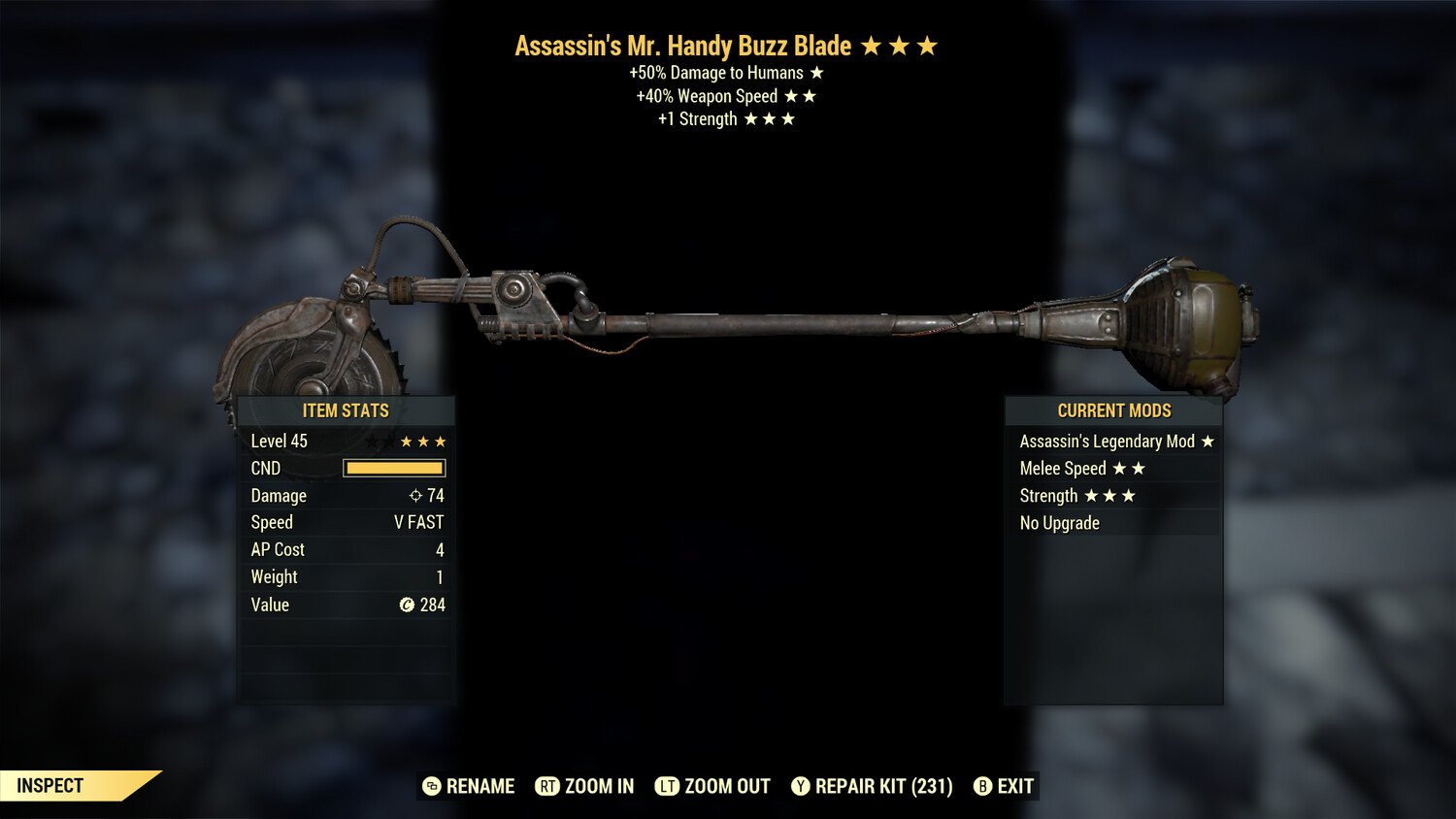 Assassins SS/1S Mr Handy Buzz Blade