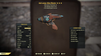 Anti Armor 25/15r Alien Blaster