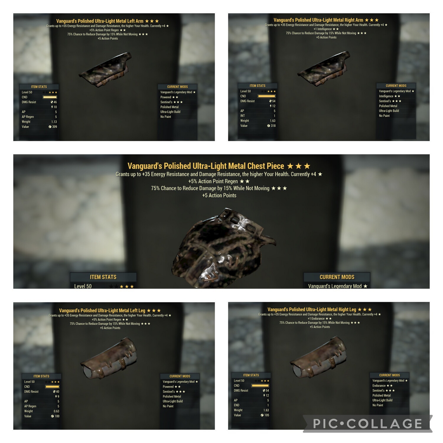 Vanguard 3AP Sentinel Metal Set (version 1)