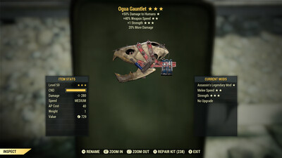 Assassins SS/1S Ogua Gauntlet