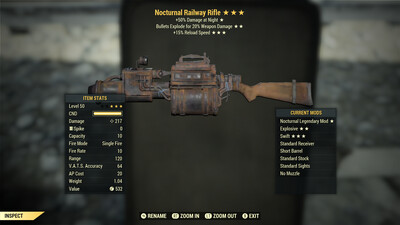 Nocturnal Explosive 15r Railway Rifle