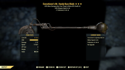 Executioners SS/1E Mr Handy Buzz Blade