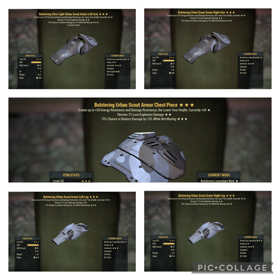 Bolstering Explosive Sentinel U Scout Set
