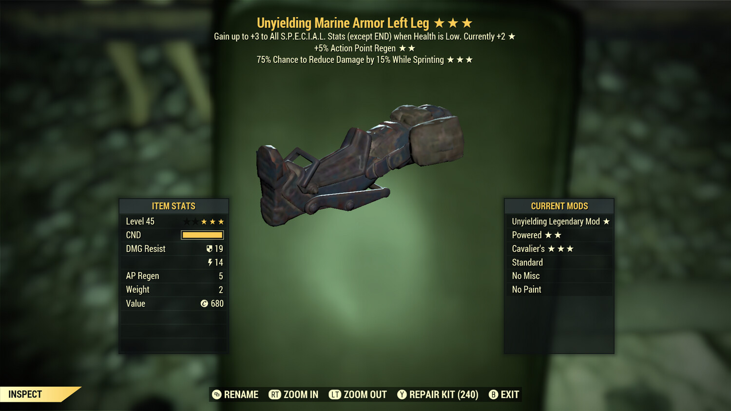 Unyielding AP Cavalier Marine LL