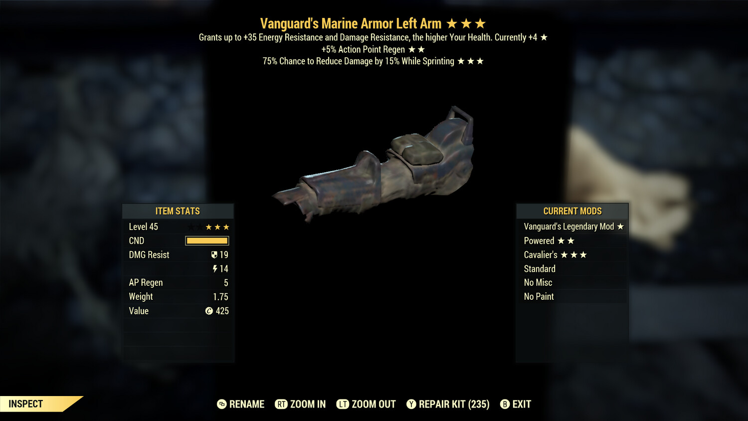 Vanguard AP Cavalier Marine LA