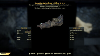 Unyielding Explosive Sentinel Marine LA