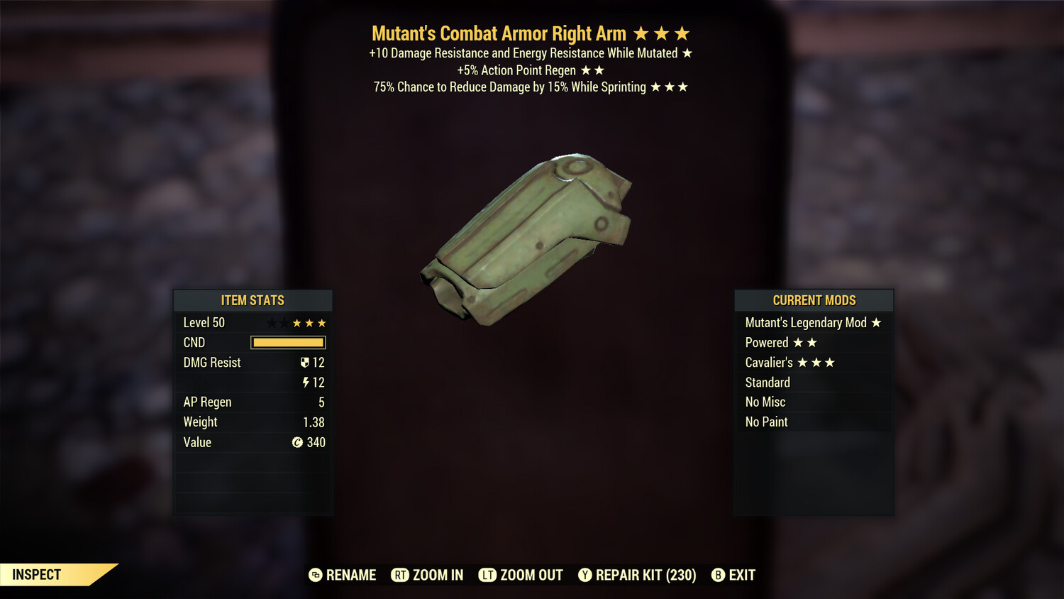 Mutants AP Cavalier Combat RA