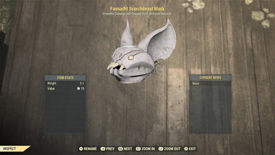Fasnacht Scorchbeast Mask