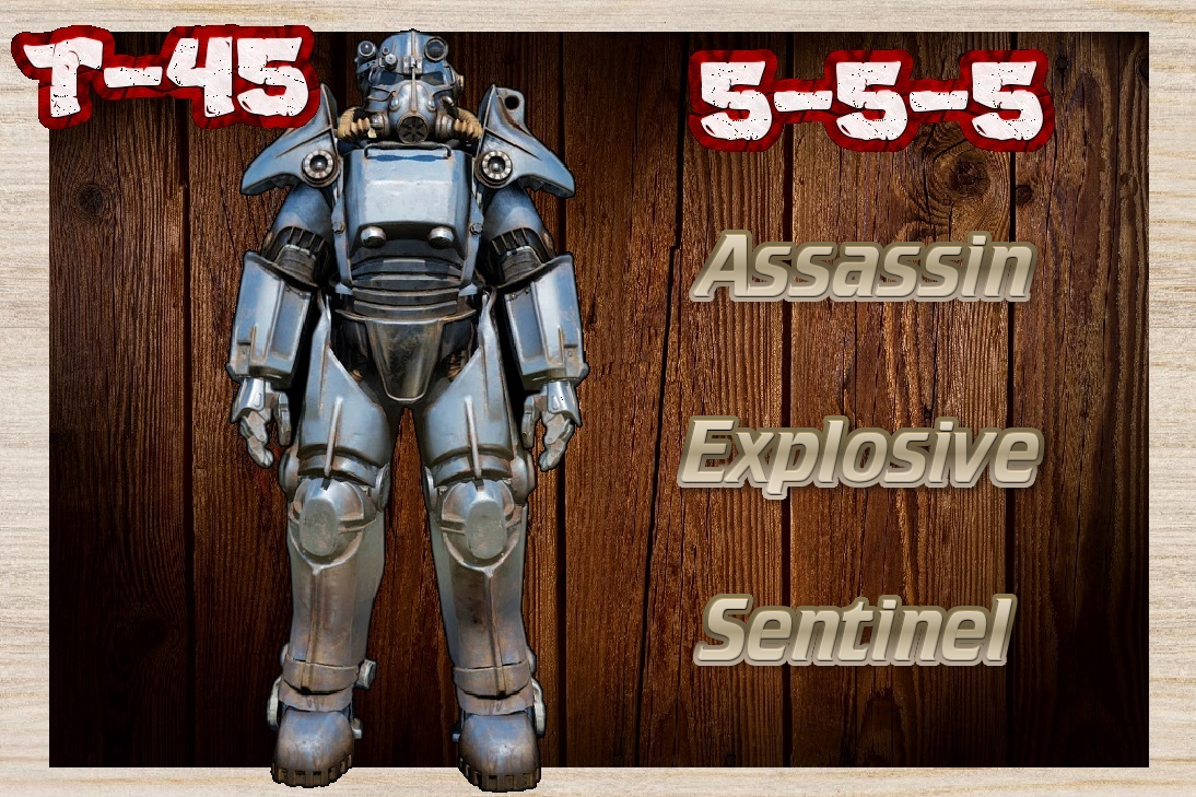 Assassins Explosive Sentinel T45 Full Set