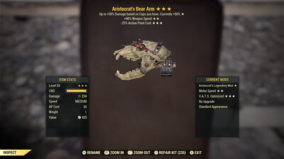 Aristocrat SS/25 Bear Arm