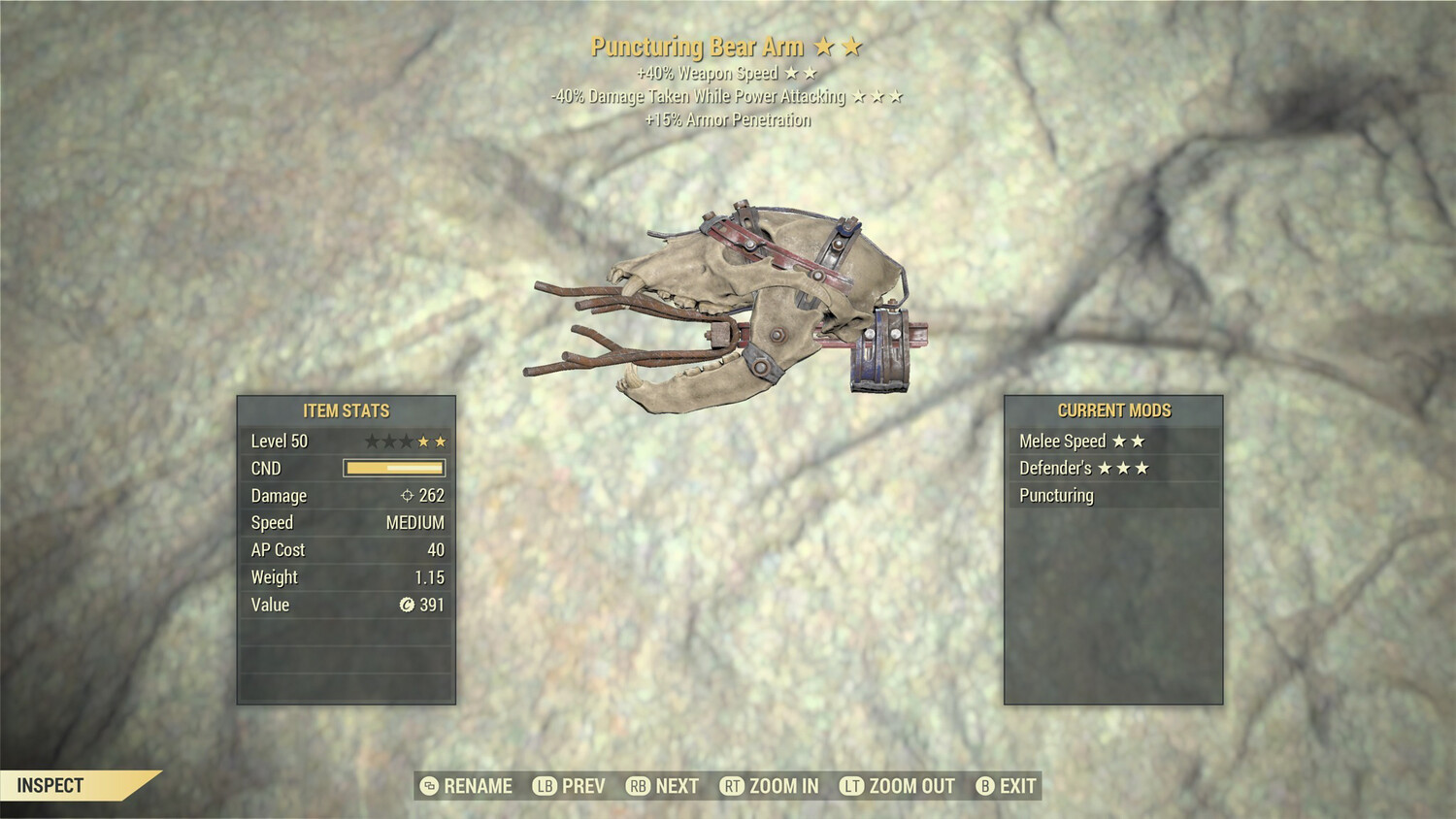 Legacy SS/PA Bear Arm