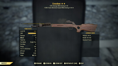 Legacy Perkless 25A/FMSWA Crossbow
