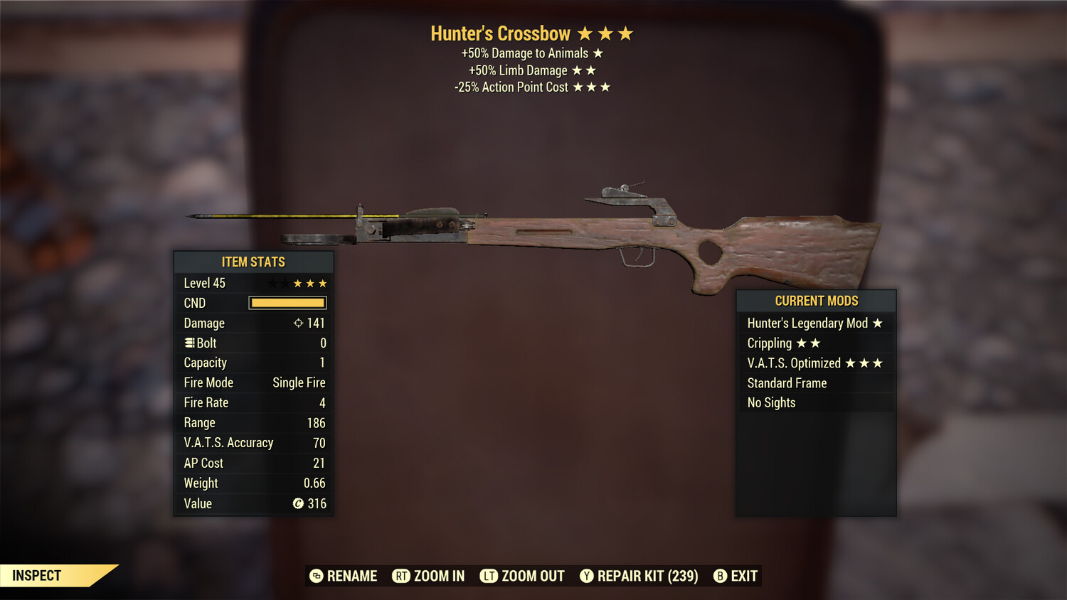 Hunters 50L/25 Crossbow