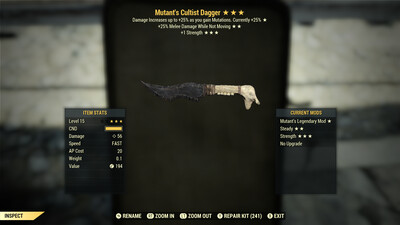 Mutants 25/1S Cultist Dagger