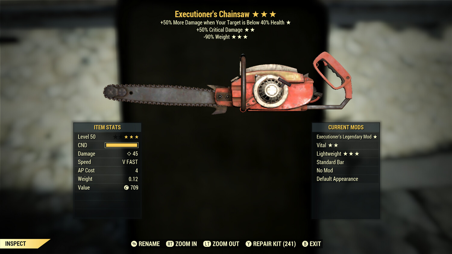 Executioners 50/90 Chainsaw
