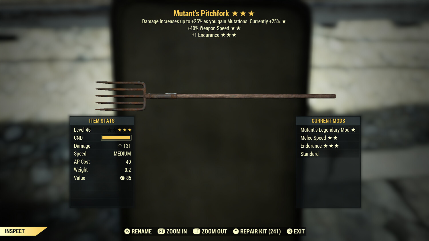 Mutants SS/1E Pitchfork