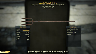 Mutants SS/1E Pitchfork