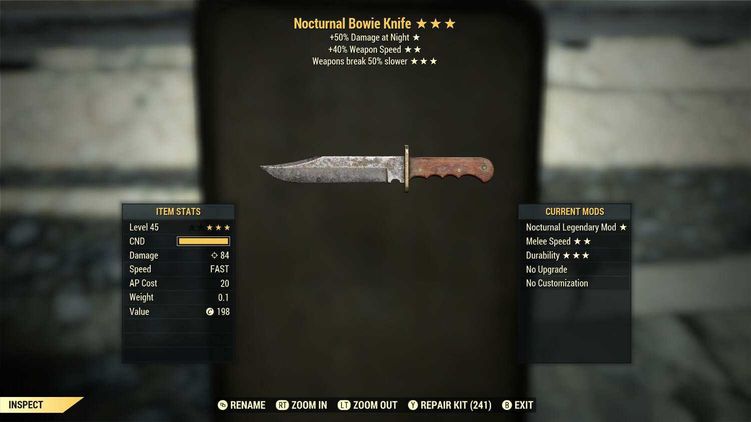 Nocturnal SS/Durability Combat Knife