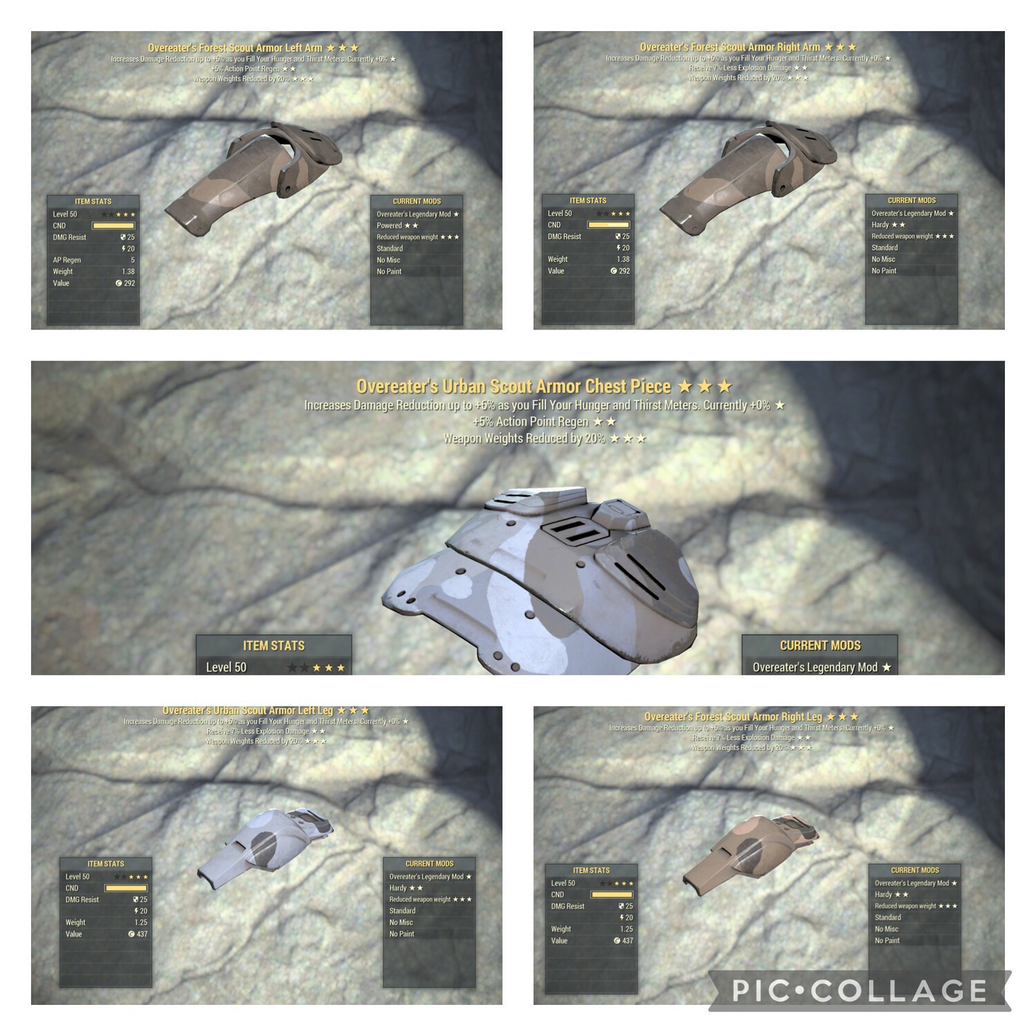 Overeaters 2AP 3Explo WWR Scout Full Set