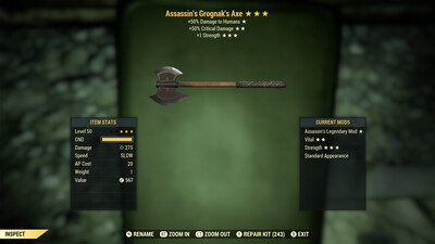 Assassins 50/1S Grognak Axe