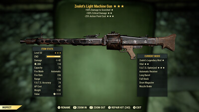 Zealots 50/25 Light Machine Gun
