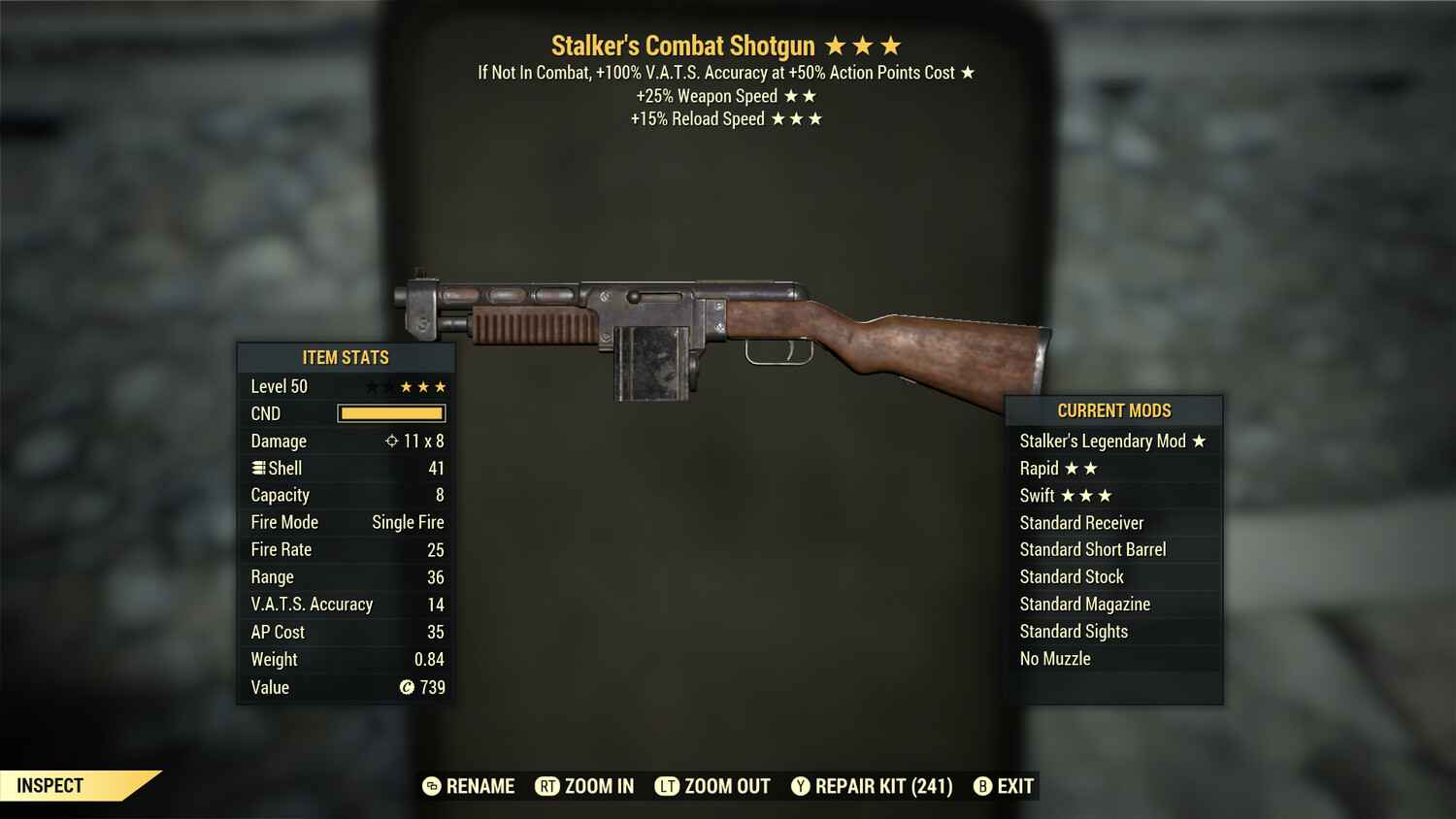Stalkers 25/15r Combat Shotgun
