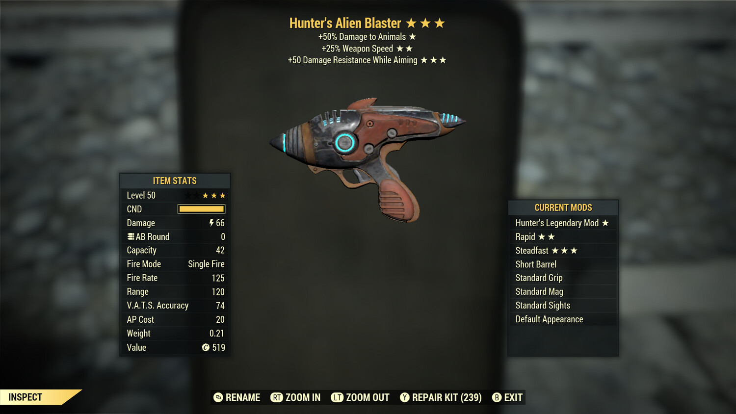 Hunters 25/50 Alien Blaster