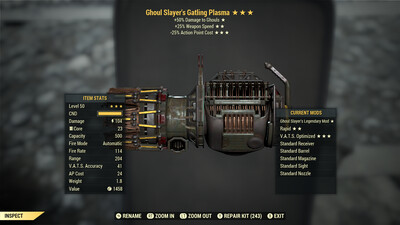 Ghoul Slayers 25/25 Gatling Plasma