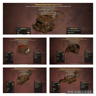 Bolstering 3AP/2EXP WWR Raider Set