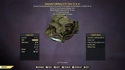 Overeaters Explosive WWR X01 Chest