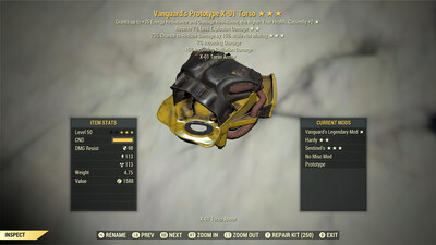 Vanguard Explosive Sentinel X01 Chest