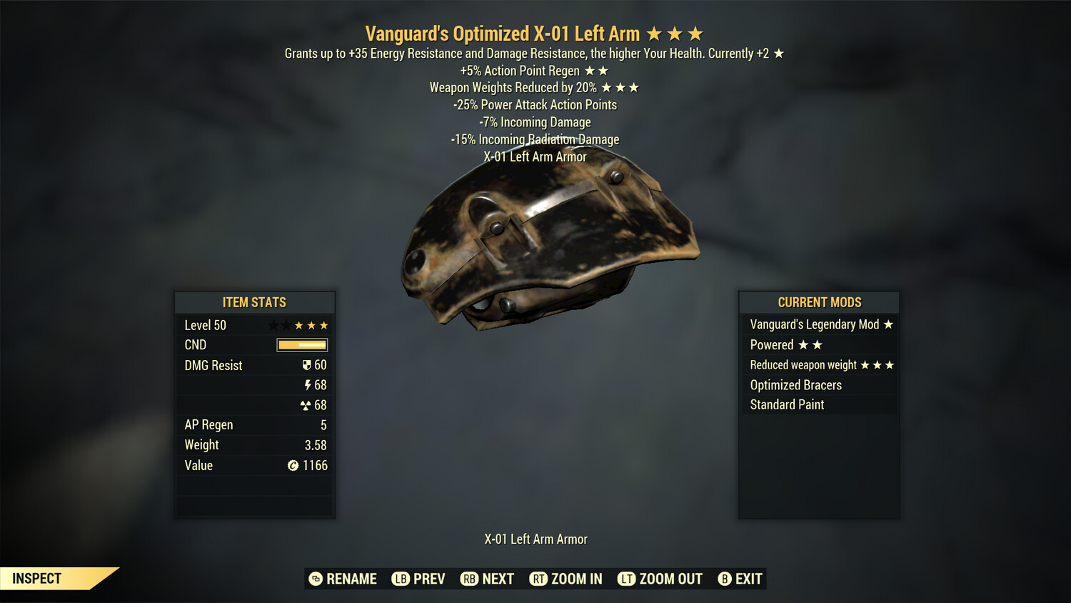 Vanguard AP WWR X01 LA