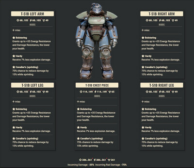 Bolstering Explosive Cavalier T51 Set