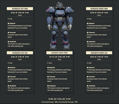 Mutants AP Sentinel Ultracite Set With Legacy Jetpack Helmet