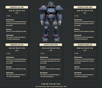 Bolstering Explosive Sentinel Ultracite Set With Legacy Jetpack Set