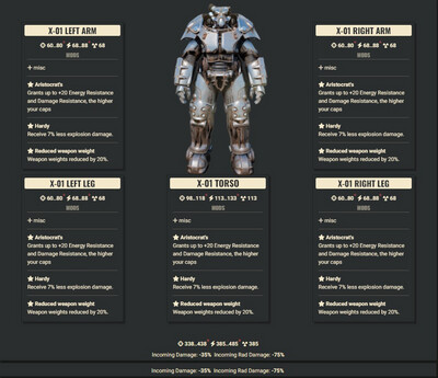 Aristocrat Explosive WWR X01 Set