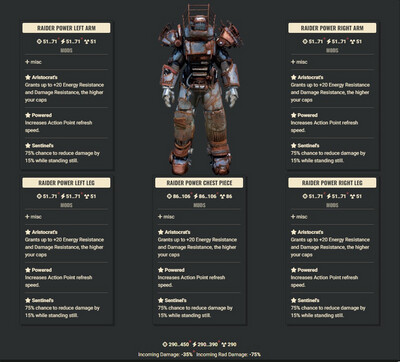 Aristocrat AP Sentinel Raider Full Set