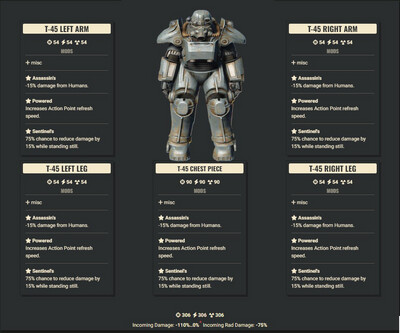 Assassins AP Sentinel T45 Full Set