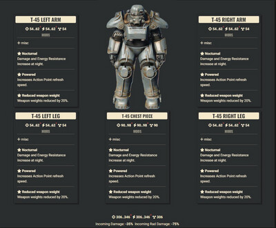 Nocturnal AP WWR T45 Set