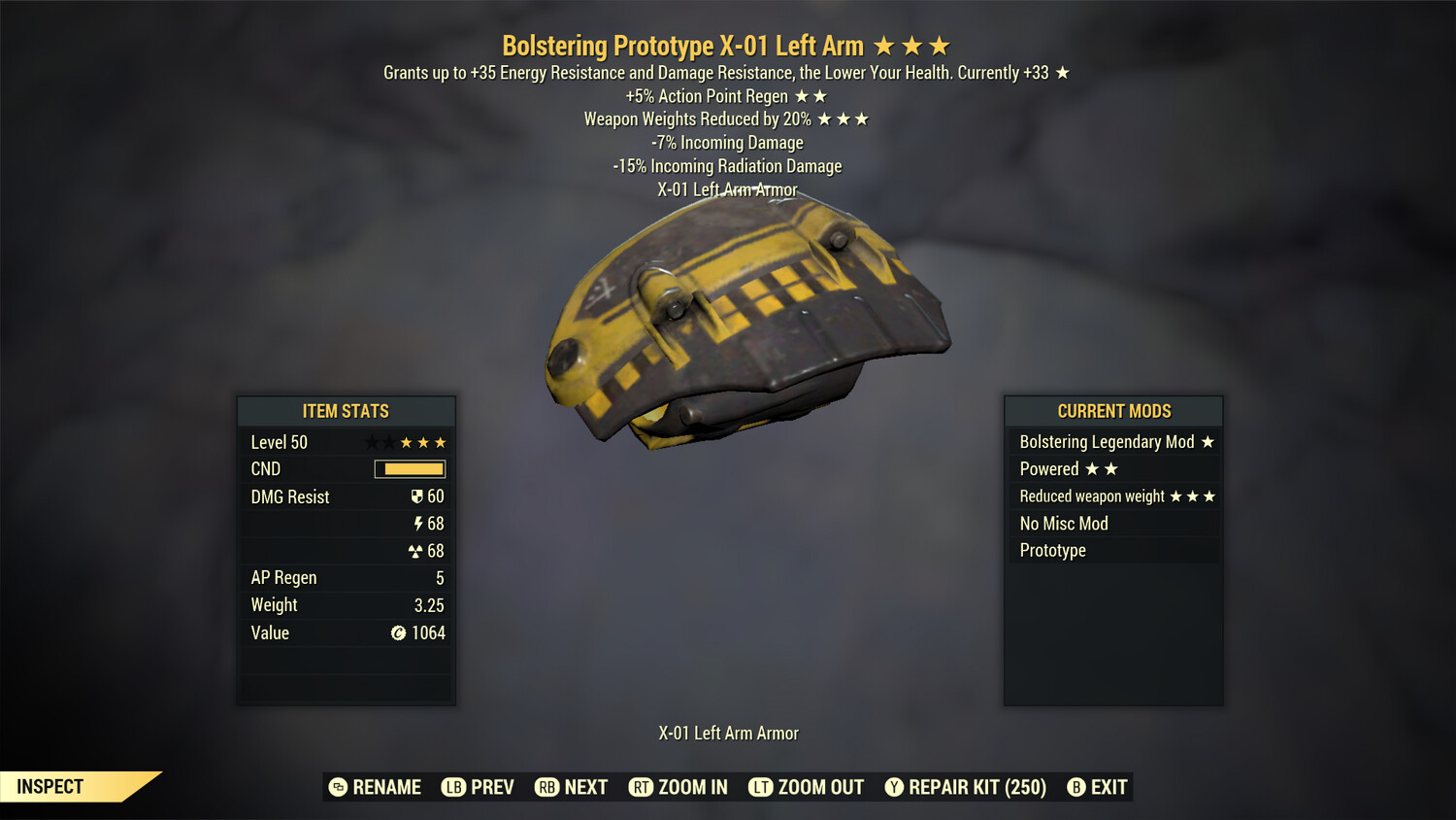 Bolstering AP WWR X01 LA