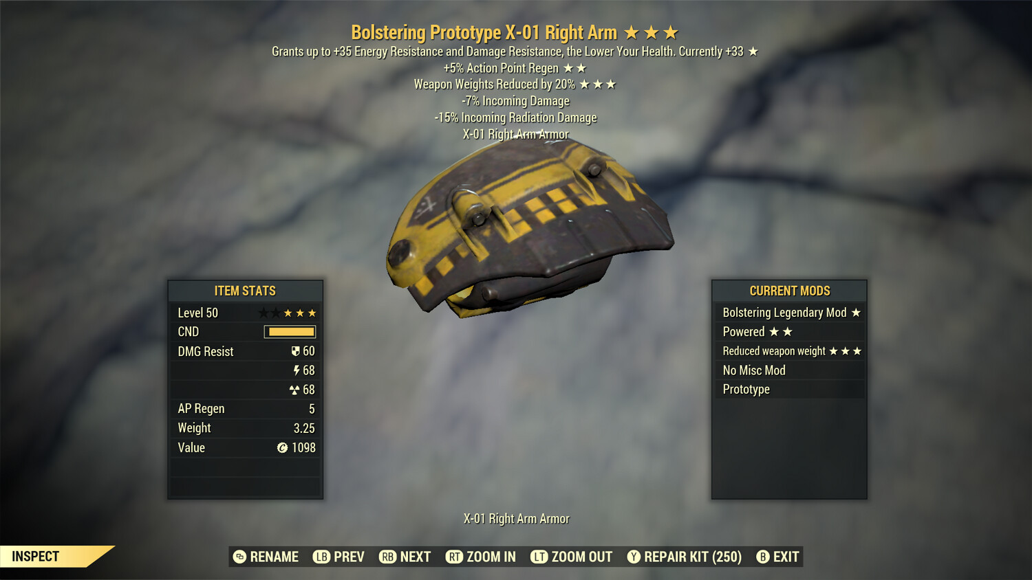 Bolstering AP WWR X01 RA